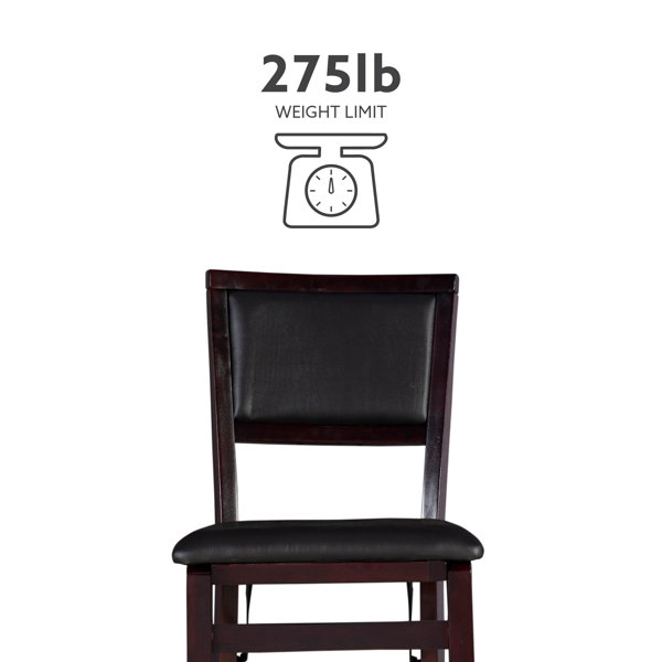 Red Barrel Studio® Busse Vinyl Padded Banquet Folding Chair Folding